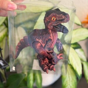Reptile Toy Figure - Red and Black